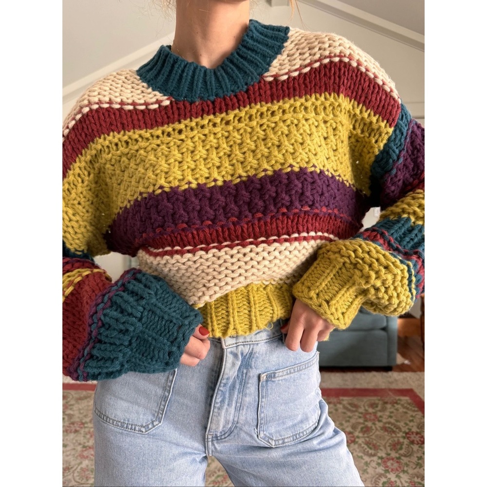 Entro Chunky Knit Oversized Sweater, Women's size Large